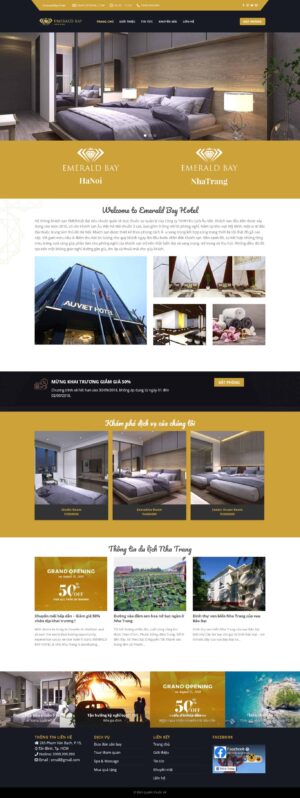 Theme wordpress giới thiệu khách sạn