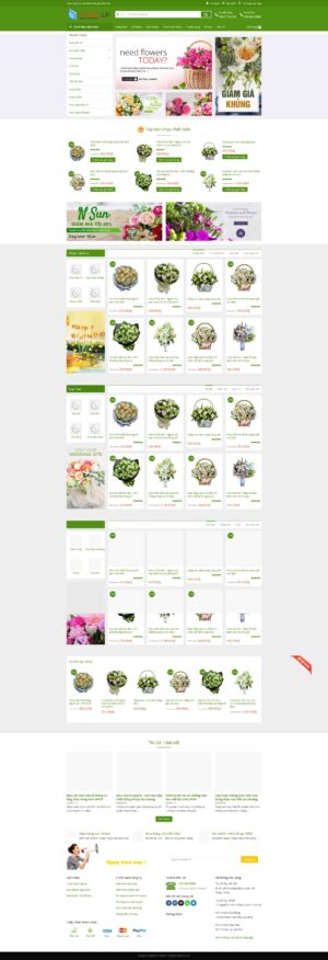 Theme wordpress shop hoa tươi 01
