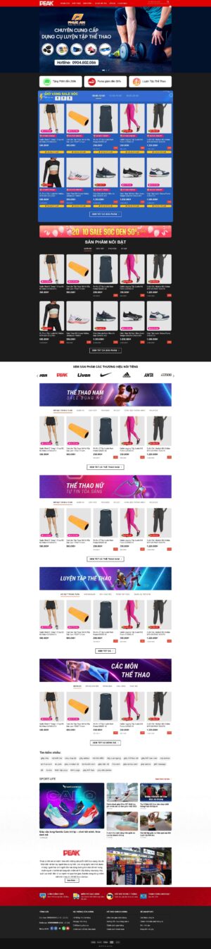 Theme wordpress shop bán giày giá rẻ