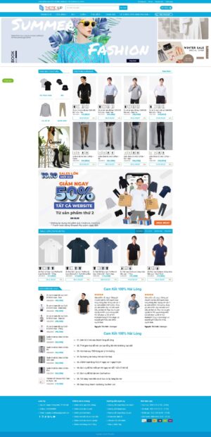 Theme wordpress thời trang nam đẹp