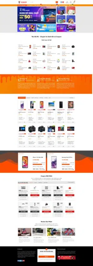 Theme WordPress web so sánh giá và mã giảm giá affiliate (fix 12/2023)